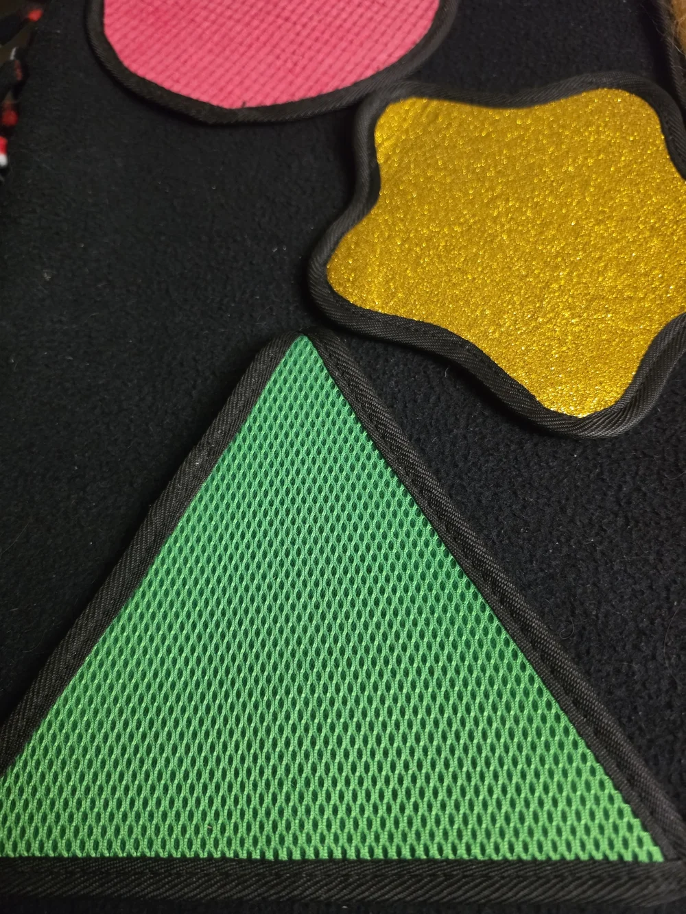 Kids Sensory Tactile Learning Set - Various Textures & Shapes